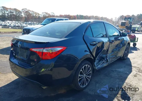 2014 Toyota Corolla S Plus из США, поврежденный, VIN 2T1BURHEXEC137669